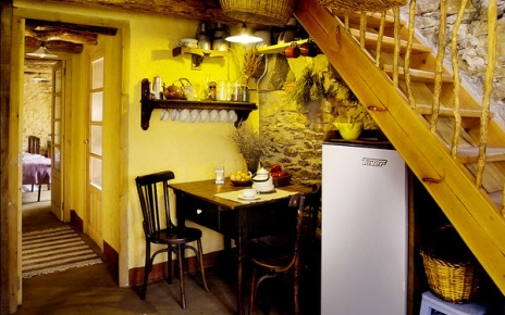 Small seating area by kitchen